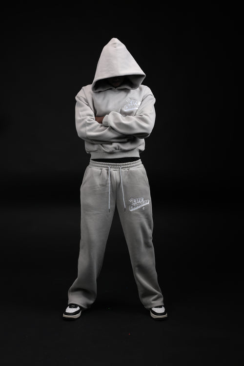 Iconic Grey Cotton Tracksuit