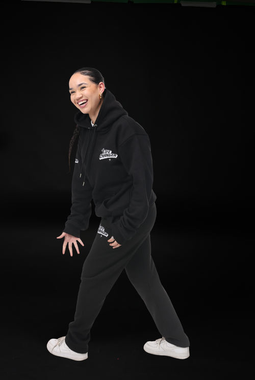 Signature Black Cotton Tracksuit